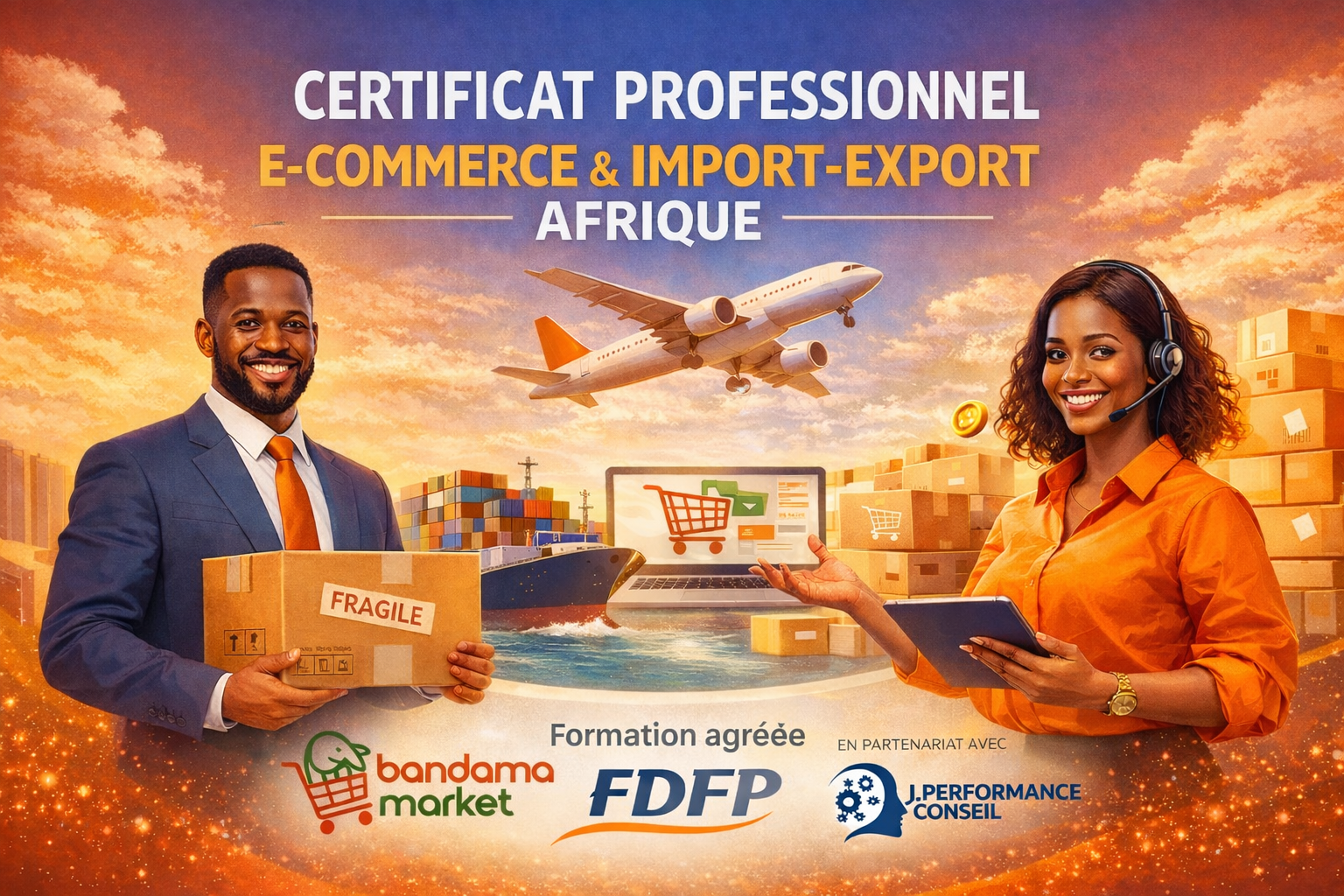 Certificat Professionnel E-commerce & Import-Export Afrique